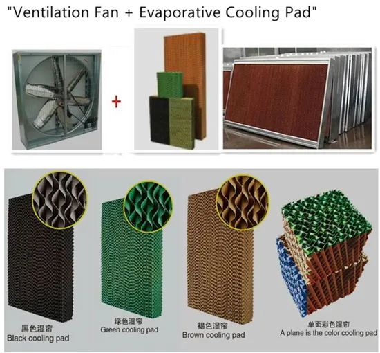 Black Coating Imported Paper Evaporative Cooler Pads